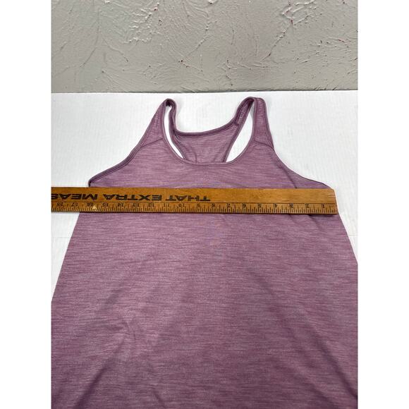 Lululemon Essential Tank‎ Heathered Dusty Mauve Racerback Size S Approximate - Picture 5 of 5